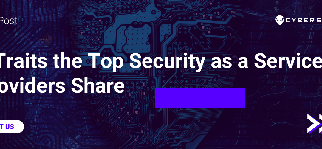 7 Traits the Top Security as a Service Providers Share