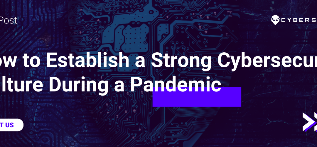 Blog post on 'How to Establish a Strong Cybersecurity Culture During a Pandemic'