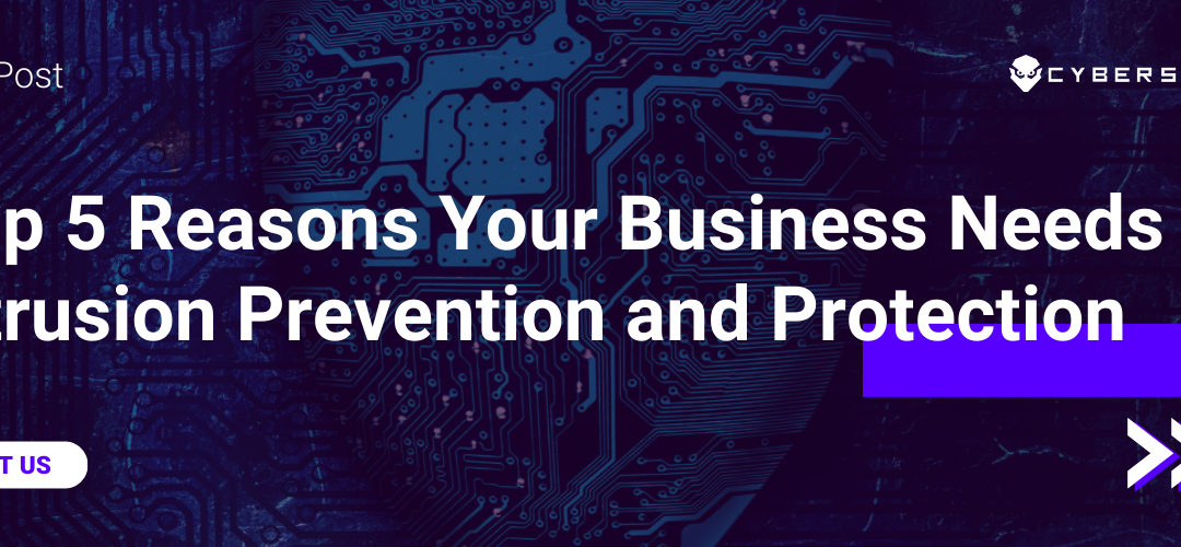 Blog post on "Top 5 Reasons Your Business Needs Intrusion Prevention and Protection"