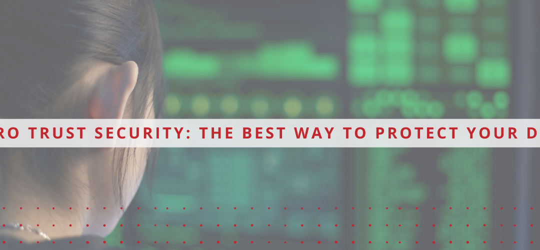 Zero Trust Security: The Best Way to Protect Your Data