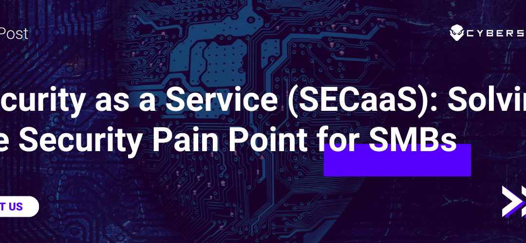 Security as a Service (SECaaS): Solving the Security Pain Point for SMBs