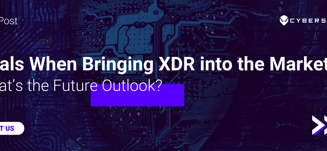 Goals When Bringing XDR into the Market: What’s the Future Outlook? 